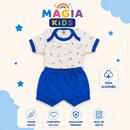 Body M/Curta Est. e Short Liso