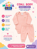 Conjunto Body Manga longa e Mijão Col Tedy
